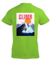 CLIMB Fıstık Yeşili Erkek Tişört - Thumbnail