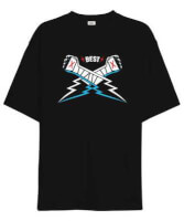 Tisho - CM Punk Best In The World Siyah Oversize Unisex Tişört