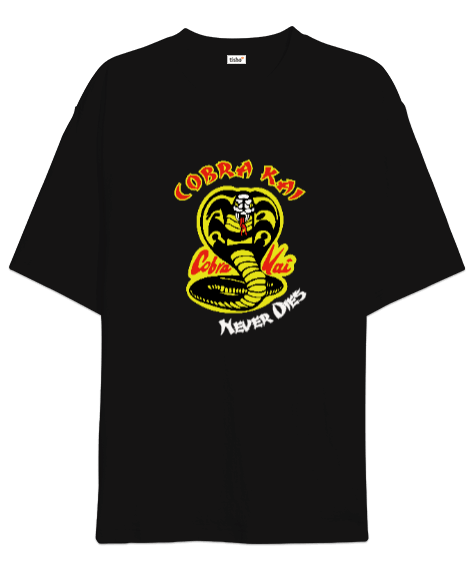 Tisho - Cobra Kai Never Dies Oversize Unisex Tişört