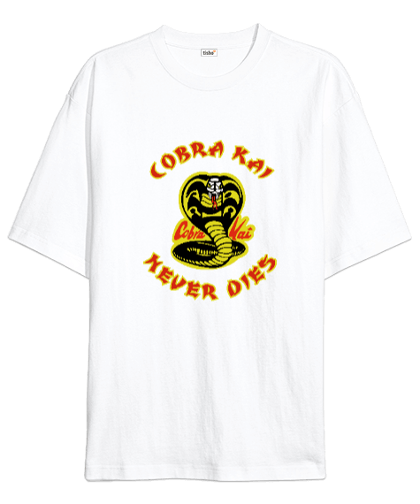 Tisho - Cobra Kai Never Dies Oversize Unisex Tişört