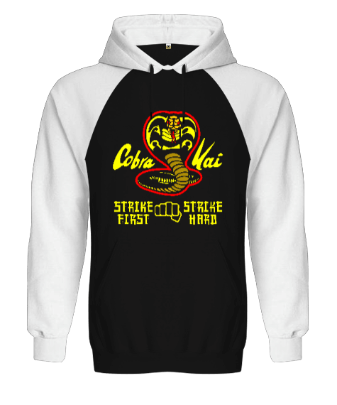 Tisho - Cobra Kai Strike Orjinal Reglan Hoodie Unisex Sweatshirt