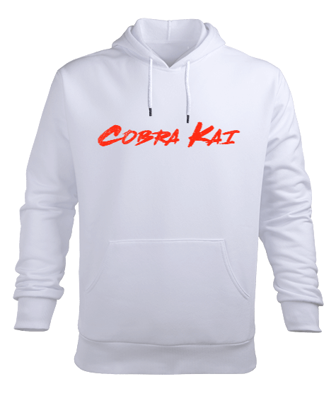 Tisho - Cobra Kai Yazı Erkek Kapüşonlu Hoodie Sweatshirt