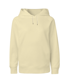 Çocuk Unisex Hoodie Kapüşonlu Krem