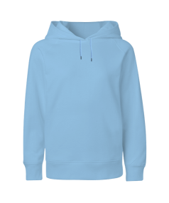 Çocuk Unisex Hoodie Kapüşonlu Buz Mavisi