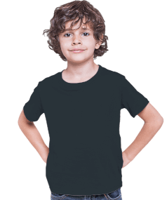 Çocuk Unisex Renkli Baskısız Toptan Tişört
