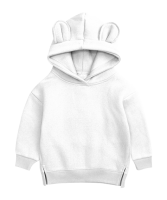 Unisex Çocuk Ayı Hoodie Kapşonlu - Thumbnail