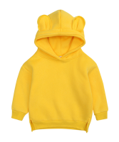 Unisex Çocuk Ayı Hoodie Kapşonlu - Thumbnail