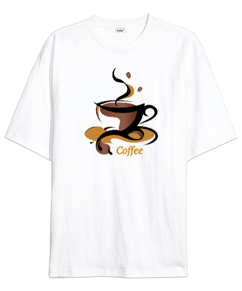 Tisho - Coffee Oversize Unisex Tişört