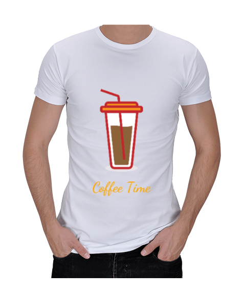 Tisho - Coffee Time / Kahve Zamanı Erkek Regular Kesim Tişört