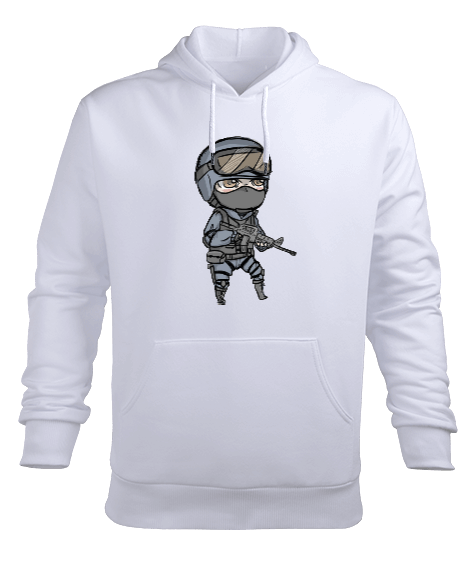 Tisho - Comic Counter Erkek Kapüşonlu Hoodie Sweatshirt