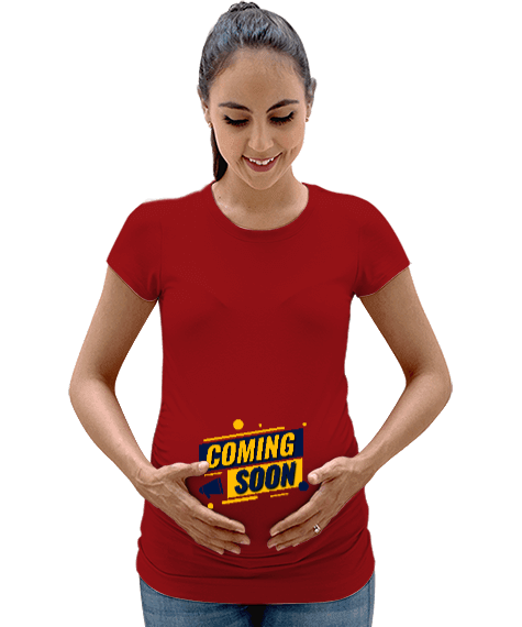 Tisho - Coming Soon Kadın Hamile Tişört