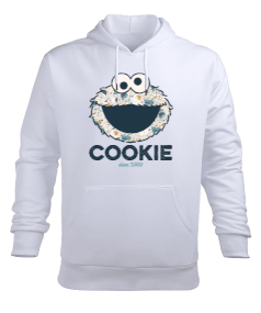 Tisho - Cookie Monster Since 1969 Erkek Kapüşonlu Hoodie Sweatshirt
