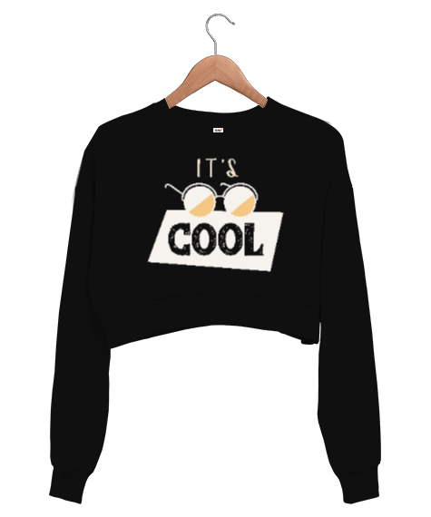 Tisho - Cool Kadın Crop Sweatshirt