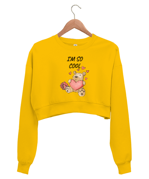 Tisho - COOL Kadın Crop Sweatshirt