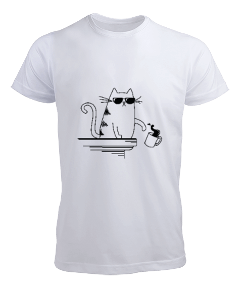 Tisho - Cool Kedi Erkek Tişört
