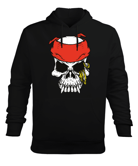 Tisho - Coolskull Erkek Kapüşonlu Hoodie Sweatshirt