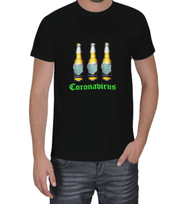 Tisho - Corona Beer Erkek Tişört