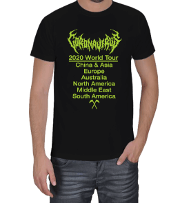 Tisho - Coronavirus World Tour Erkek Tişört