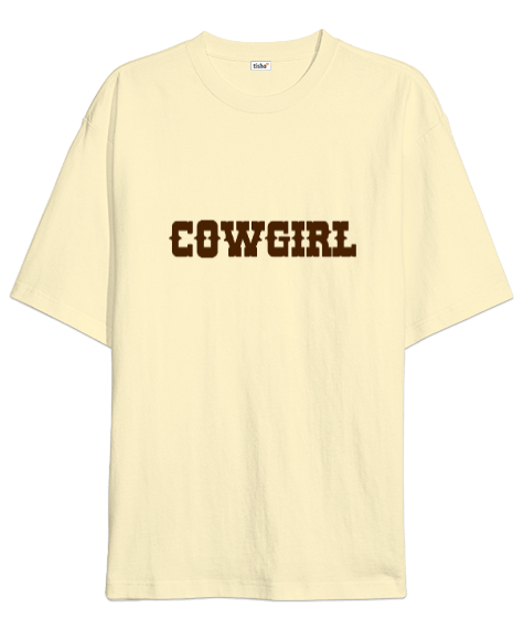 Tisho - cowgirl Oversize Unisex Tişört