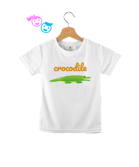 Tisho - crocodile Beyaz Çocuk Unisex