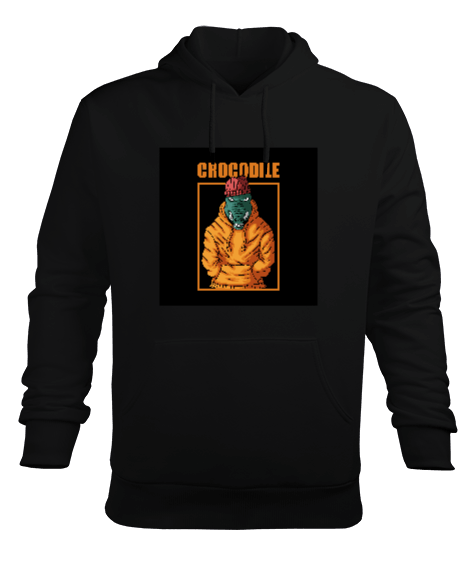 Tisho - Crocodile erkek hoodie sweatshirt Erkek Kapüşonlu Hoodie Sweatshirt