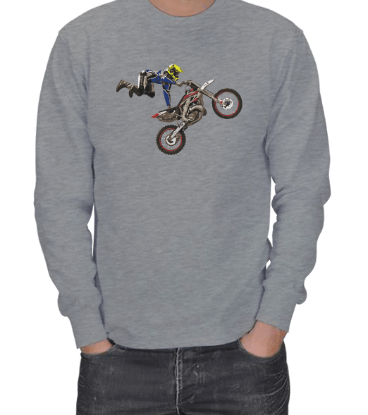 Tisho - Cross Motor Kışlık ERKEK SWEATSHIRT