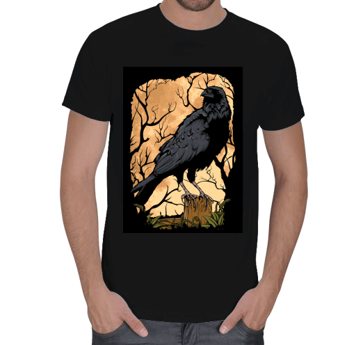 Tisho - Crow Erkek Tişört