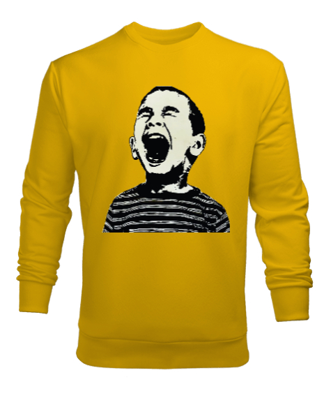 Tisho - Cry Baby Sarı Erkek Sweatshirt