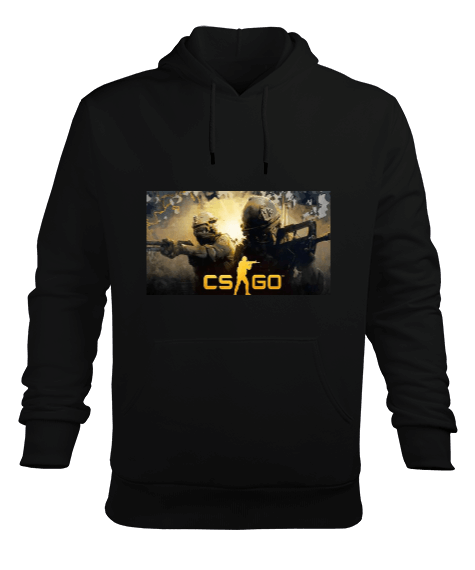 Tisho - CS GO SWEAT Erkek Kapüşonlu Hoodie Sweatshirt