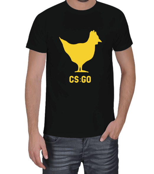 CS GO Tavuk Erkek Tişört