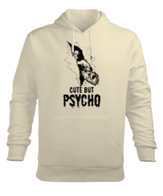 Tisho - Cute Psycho Erkek Kapüşonlu Hoodie Sweatshirt