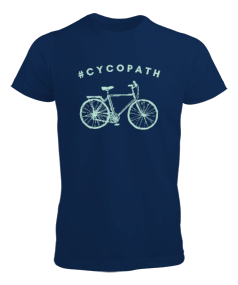 Tisho - Cycopath Bisiklet Sever Mavi Erkek Tişört