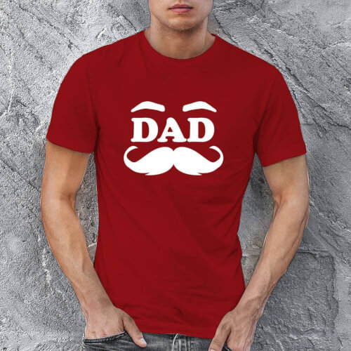 Dad Baba Tasarımlı Erkek Kısa Kol Tişört - Tekli Kombin - Thumbnail