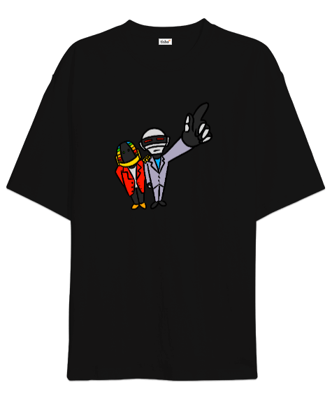Daft Punk Oversize Unisex Tişört