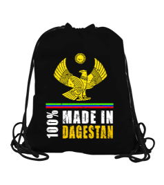 Dağıstan bayrağı,Dağıstan logosu. Büzgülü Spor Çanta - Tisho