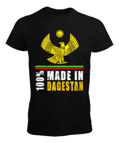 Dağıstan bayrağı,Dağıstan logosu. Erkek Tişört - Tisho