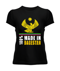 Dağıstan bayrağı,Dağıstan logosu. Kadın Tişört - Tisho