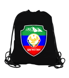 Dağıstan,Kafkas,Dağıstan Bayrağı,Dağıstan logosu. Büzgülü Spor Çanta - Tisho