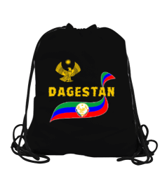 Dağıstan,Kafkas,Dağıstan Bayrağı,Dağıstan logosu. Büzgülü Spor Çanta - Tisho