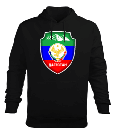 Dağıstan,Kafkas,Dağıstan Bayrağı,Dağıstan logosu. Erkek Kapüşonlu Hoodie Sweatshirt - Tisho