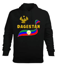 Dağıstan,Kafkas,Dağıstan Bayrağı,Dağıstan logosu. Erkek Kapüşonlu Hoodie Sweatshirt - Tisho