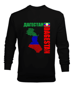 Dağıstan,Kafkas,Dağıstan Bayrağı,Dağıstan logosu. Erkek Sweatshirt - Tisho
