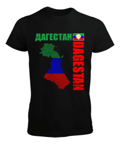 Dağıstan,Kafkas,Dağıstan Bayrağı,Dağıstan logosu. Erkek Tişört - Tisho