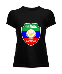 Dağıstan,Kafkas,Dağıstan Bayrağı,Dağıstan logosu. Kadın Tişört - Tisho