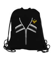 Dağıstan,Kafkas,Dağıstan Bayrağı,Dağıstan logosu. Siyah Büzgülü Spor Çanta - Tisho