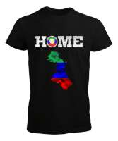 Dağıstan,Kafkas,Dağıstan Bayrağı,Dağıstan logosu. Siyah Erkek Tişört - Tisho