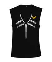 Dağıstan,Kafkas,Dağıstan Bayrağı,Dağıstan logosu. Siyah Kesik Kol Unisex Tişört - Tisho