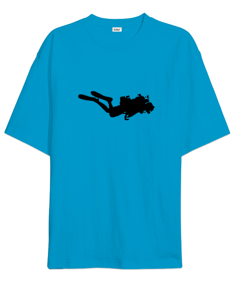 Tisho - dalış-diving Oversize Unisex Tişört
