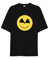 Danger - Tehlikeli ve Sevimli Siyah Oversize Unisex Tişört - Tisho