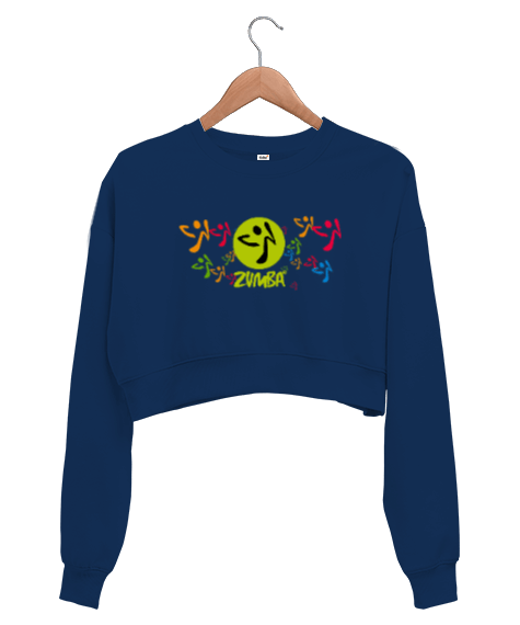 Tisho - Dans Spor Zumba Kadın Crop Sweatshirt